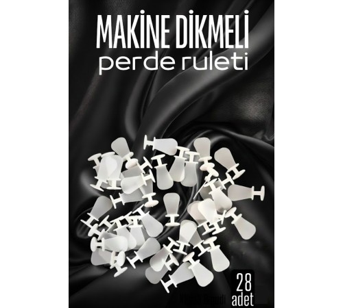 Makine Dikmeli Perde Düğmesi Perde Ruleti Perde Düğmesi 28 Adet