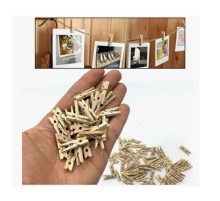 Mandal Mini Ahşap Mandal (10 Adet)