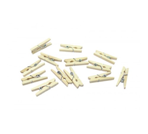 Mandal Mini Ahşap Mandal (10 Adet)