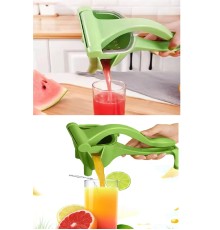 Manuel Plastik Meyve Portakal Karpuz Limon Sıkacağı Kollu Sebze Suyu Sıkma Limonata Aparatı Aleti