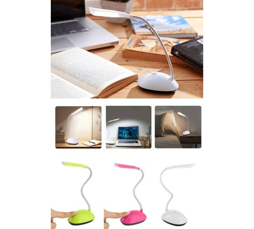 Masa Lambası Spiral Led Kitap Okuma Işığı Pilli Model Led Lamba Masa Lambası Spiral Led Kitap Okuma Işığı Pilli Model Led Lamba