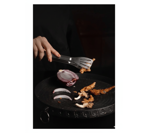 Maşa Paslanmaz Barbekü Maşası - 25 Cm Mutfak Ekmek Maşası