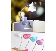 Masaüstü Klipsli Bükülebilir Kitap Okuma Led Işık