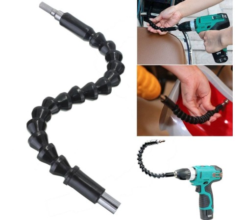 Matkap Ucu - Bükülebilir Oynar Vidalama Bits Uzatma Aparatı 30Cm Matkap Ucu - Bükülebilir Oynar Vidalama Bits Uzatma Aparatı 30Cm