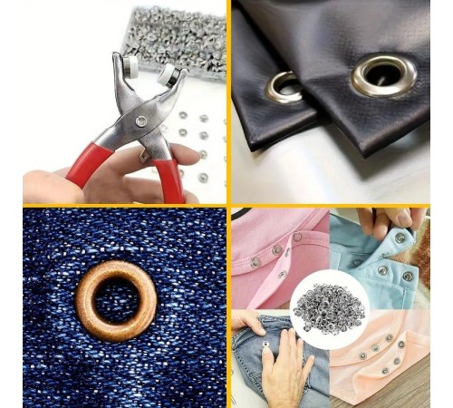 Metal 200 pcs Çıtçıt ve Pense Seti Makinesi Bebek Elbise Çıtçıt Montaj Seti Metal 200 pcs Çıtçıt ve Pense Seti Makinesi Bebek Elbise Çıtçıt Montaj Seti