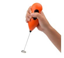 Mini Pilli Portatif Karıştırıcı Cappucino Maker Mikser - Renkli