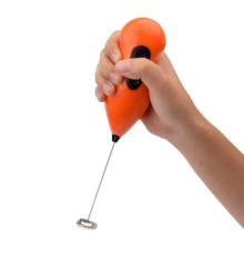 Mini Pilli Portatif Karıştırıcı Cappucino Maker Mikser - Renkli