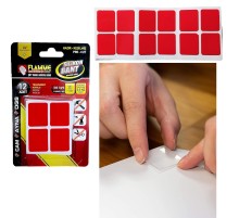 Montaj Bandı 2.5 KG - Çift Taraflı Hazır Kesilmiş Silikon Bant 12'li Montaj Bandı, Şeffaf