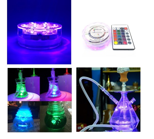 Nargile Işığı Renk Değiştiren Kumandalı Led Lamba