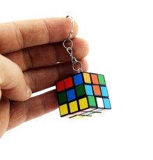 Nostaljik Zeka Küpü Sihirli Mini Rubik Anahtarlık