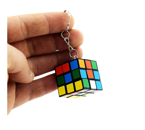 Nostaljik Zeka Küpü Sihirli Mini Rubik Anahtarlık Nostaljik Zeka Küpü Sihirli Mini Rubik Anahtarlık