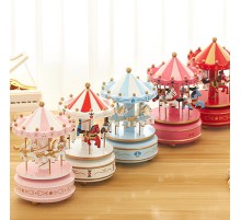 Nostaljik El Yapımı Atlıkarınca Müzik Kutusu