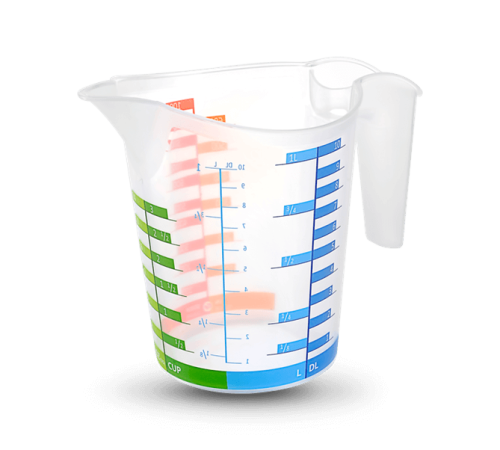 Ölçü Kabı Dereceli Renkli 1000 ML Ölçü Kabı Dereceli Renkli 1000 ML
