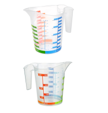 Ölçü Kabı Dereceli Renkli 1000 ML + 300 ML Set