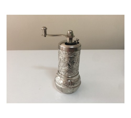 Osmanlı Motifli Kahve ve Baharat Değirmeni Bakır