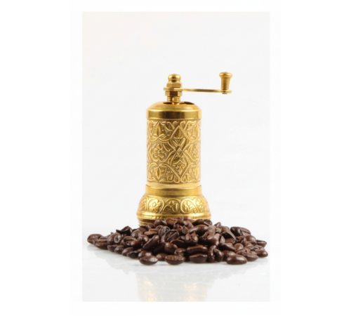 Osmanlı Motifli Kahve ve Baharat Değirmeni Sarı