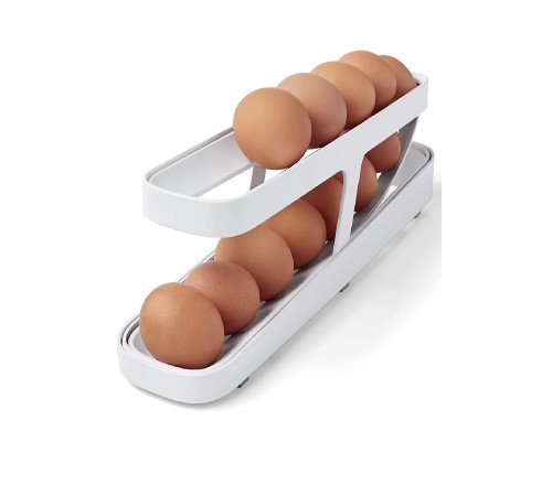 Otomatik 2 Katlı Buzdolabı Yumurta Organizeri - Yumurta Saklama Kabı - 14 Yumurta Kapasiteli Otomatik 2 Katlı Buzdolabı Yumurta Organizeri - Yumurta Saklama Kabı - 14 Yumurta Kapasiteli