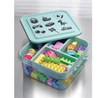 Oyuncak saklama Kutusu - Çok Amaçlı Bölmeli Oyuncak Saklama Kutusu