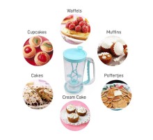 Pancake Machine Mikser Krep Makinesi Hamur Dağıtıcı Mekanizmalı