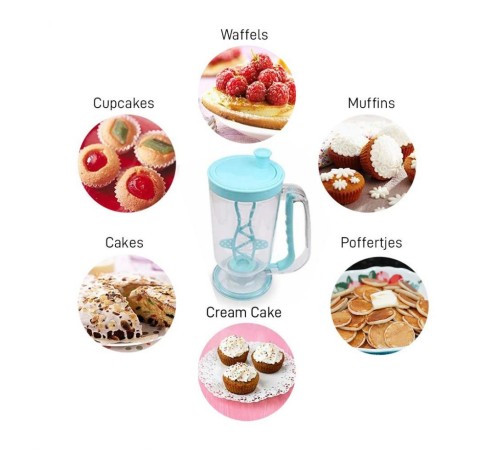 Pancake Machine Mikser Krep Makinesi Hamur Dağıtıcı Mekanizmalı