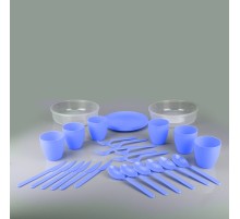 Piknik Seti 6 Kişilik Çantalı 32 Parça