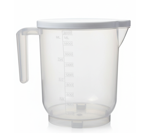 Pratik Mutfak Ölçü Kabı - 2 Litre Dereceli Şeffaf Hazne BPA Free