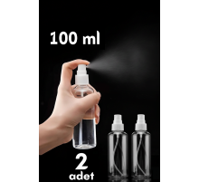 Püskürtücü Boş Sprey Şişe 100 Ml 2 ADET