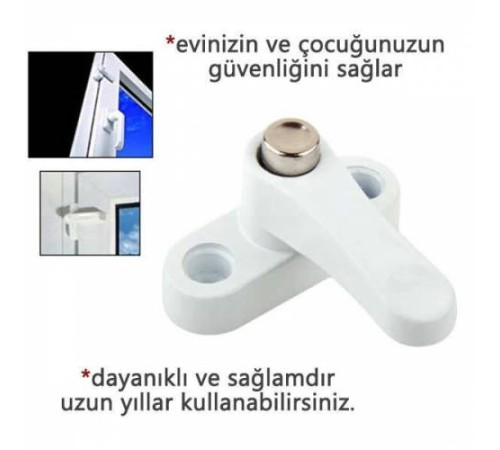 Pvc Kapı Pencere Emniyet Kilidi - ÇELİK Pvc Kapı Pencere Emniyet Kilidi - ÇELİK