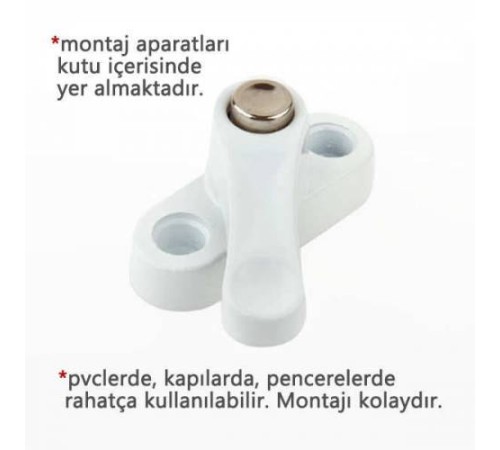 Pvc Kapı Pencere Emniyet Kilidi - ÇELİK Pvc Kapı Pencere Emniyet Kilidi - ÇELİK