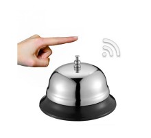 Resepsiyon Zili - Masa Zili Otel Resepsiyon Görevli Çağırma Çanı Gümüş