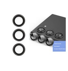 Samsung Galaxy S23 Kamera Lens Koruyucu - Siyah