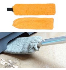 Saplı Mikrofiber Başlıklı Girintili Yüzey Temizleme Mopu Toz Alma Fırçası