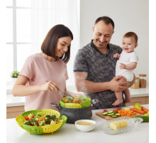 Sebze Haşlama ve Meyve Püresi Hazırlama Seti