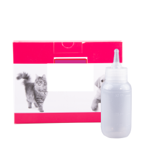 Şeffaf Pet Biberon 50 ml Yavru Kedi ve Köpekler İçin Biberon