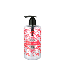 Şeffaf Sıvı Sabunluk Yuvarlak Plastik Pompalı 500 ML