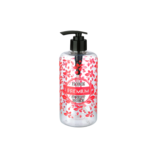 Şeffaf Sıvı Sabunluk Yuvarlak Plastik Pompalı 500 ML Şeffaf Sıvı Sabunluk Yuvarlak Plastik Pompalı 500 ML