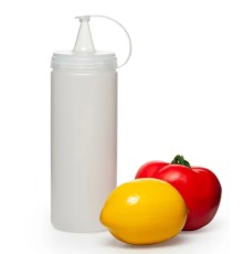 Şeffaf Sos Şişesi - 1000ML Dev Boy