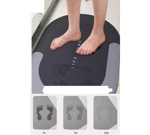 Sihirli Su Emici Kaydırmaz Banyo Paspası Banyo Ayak Matı Sihirli Su Emici Kaydırmaz Banyo Paspası Banyo Ayak Matı