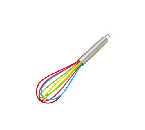 Silikon Çırpıcı Metal Saplı Renkli Çırpma Teli Silikon Çırpıcı Metal Saplı Renkli Çırpma Teli