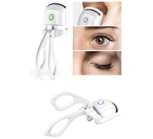 Silikon Uçlu Elektrikli Kirpik Kıvırıcı 2 Sıcaklık Modlu USB Şarjlı Kolay Rimel Kirpik Bigudisi