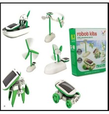 Solar Robot Mucit Kiti - 6 in 1