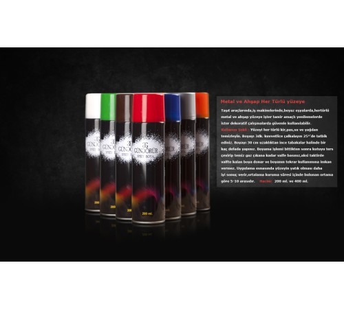 Sprey Boya 400 ML - Mavi Sprey Boya 400 ML - Mavi