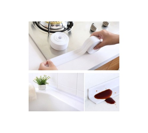 Su Sızdırmaz Bant Lavabo Küvet Kenar Bandı (3.2m) Su Sızdırmaz Bant Lavabo Küvet Kenar Bandı (3.2m)