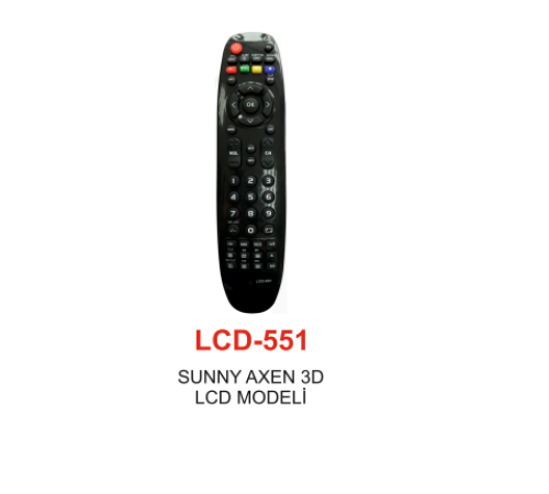 SUNNY - AXEN 3D Serisi TV KUMANDASI LCD 551