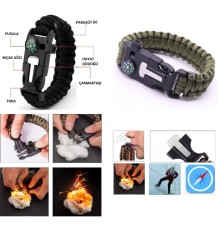 Survival Bileklik - SOS Multi Fonksiyonlu Hayatta Kalma Bilekliği