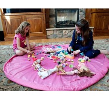 Taşınabilir Büyük Oyuncak Hurcu - PEMBE