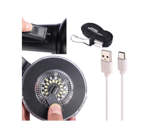 Taşınabilir Solar Şarjlı LED Fener Powerbank Özellikli Kamp ve Acil Durum İçin Süper Parlak Işık