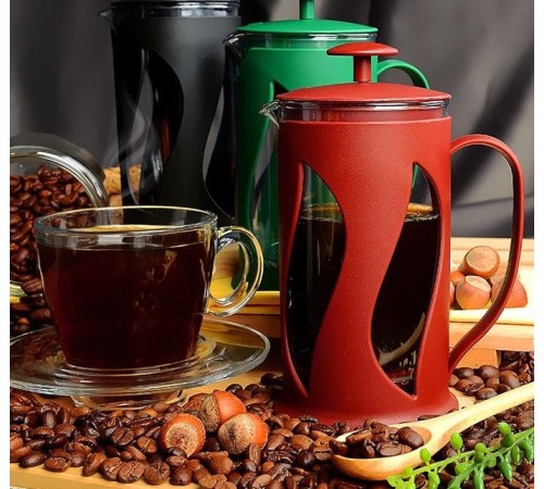 Tcof Filtre Kahve Makinesi French Press Süzgeçli - 500 ml Tcof Filtre Kahve Makinesi French Press Süzgeçli - 500 ml