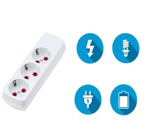 Topraklı 3lü Priz 10 Metre