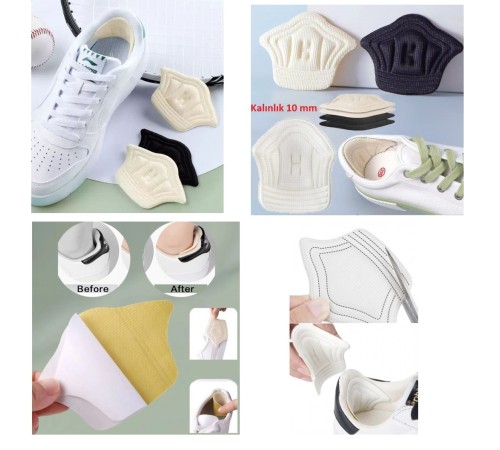 Topuk Daraltma ve Vurma Önleyici 10 mm Ayakkabı Pedleri